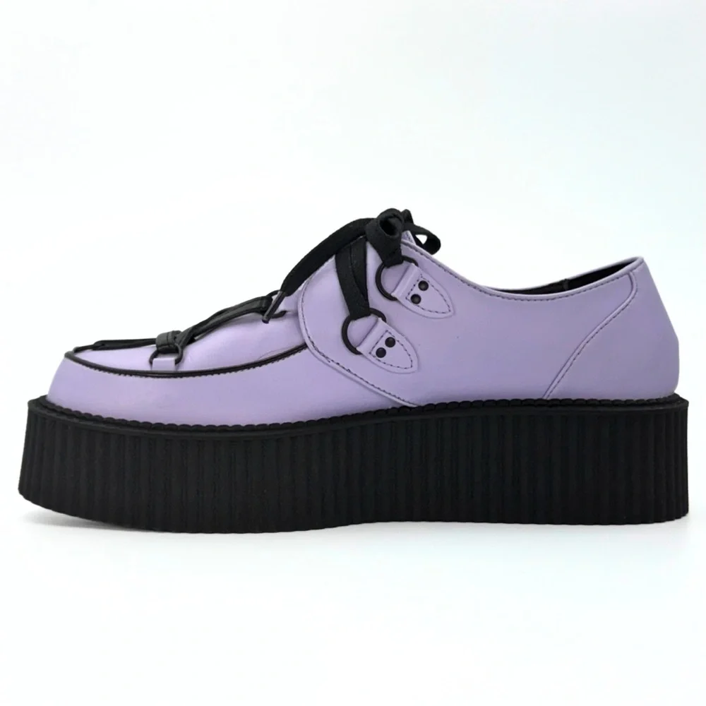 Killstar Shoes Hexellent Creepers Gothcore Y2k Women’s 9 Lilac Platform Wedge